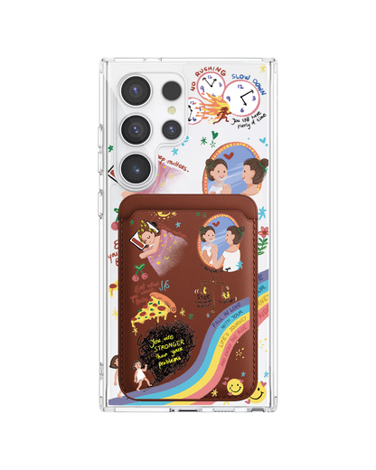 Android Magnetic Wallet Case - Self Love 2.0