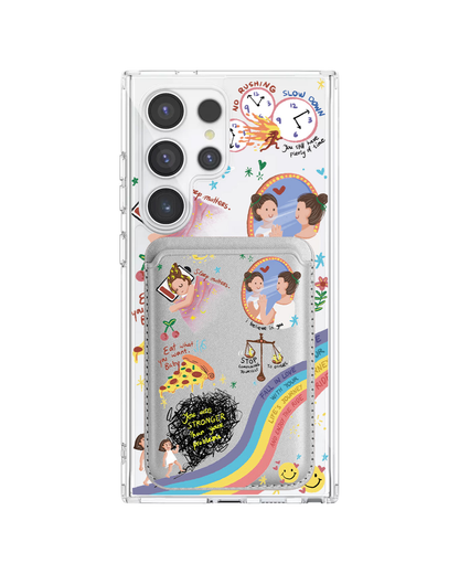 Android Magnetic Wallet Case - Self Love 2.0