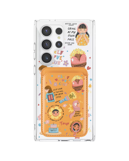 Android Magnetic Wallet Case - Self Love Club