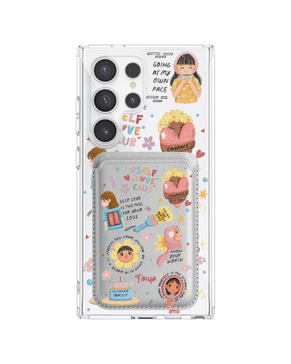 Android Magnetic Wallet Case - Self Love Club