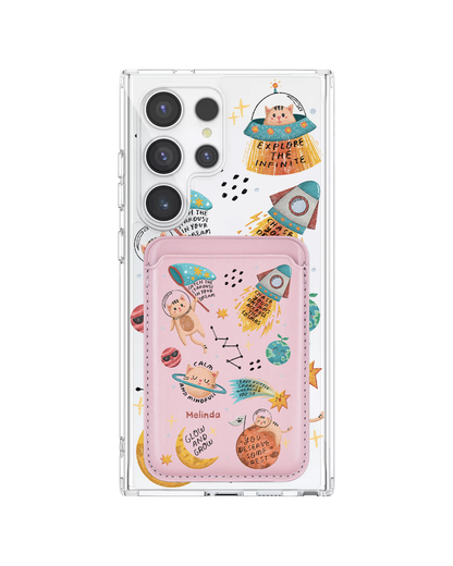 Android Magnetic Wallet Case - Spaceship