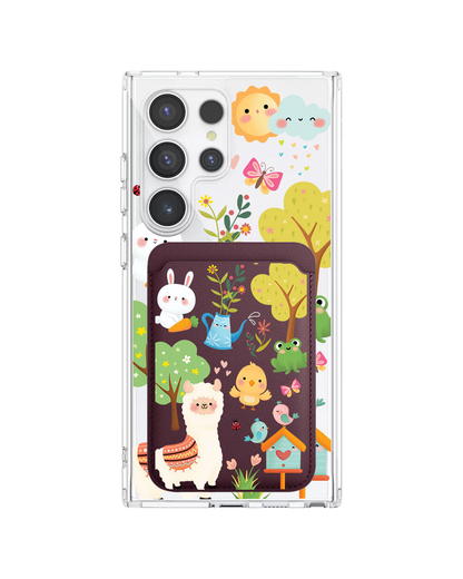 Android Magnetic Wallet Case - Spring