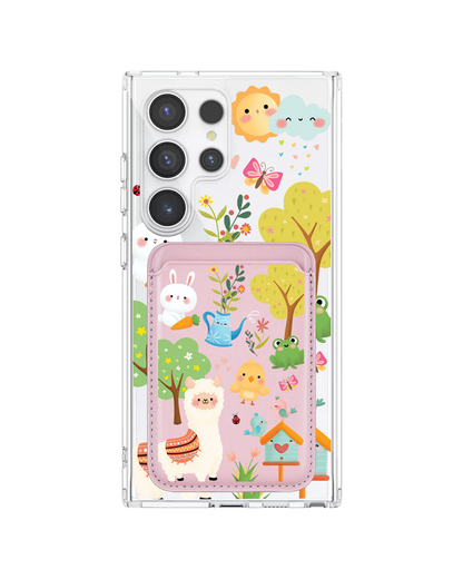 Android Magnetic Wallet Case - Spring
