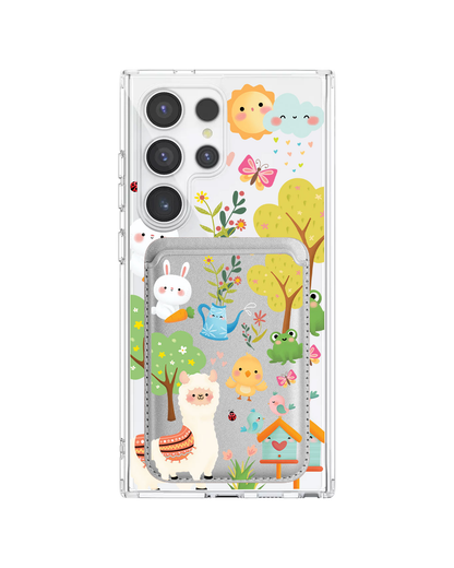 Android Magnetic Wallet Case - Spring