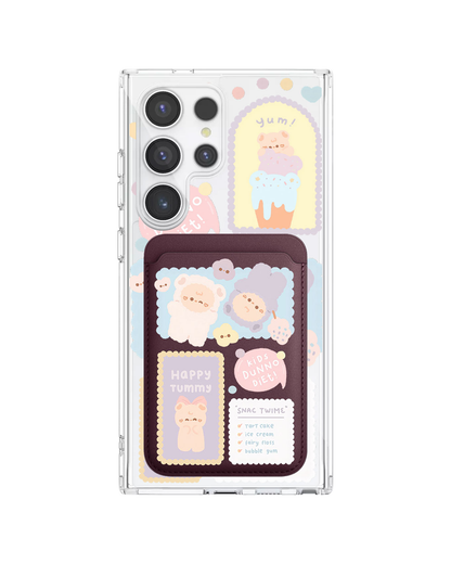 Android Magnetic Wallet Case - Sweets Heaven