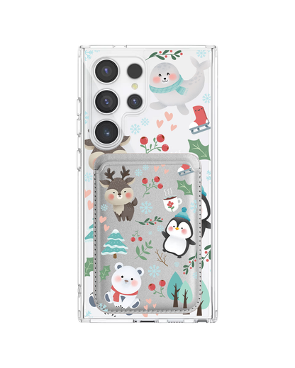 Android Magnetic Wallet Case - Winter