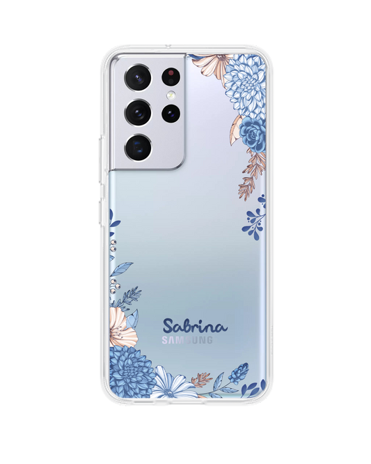 Android Rearguard Hybrid Case - Blue Florals