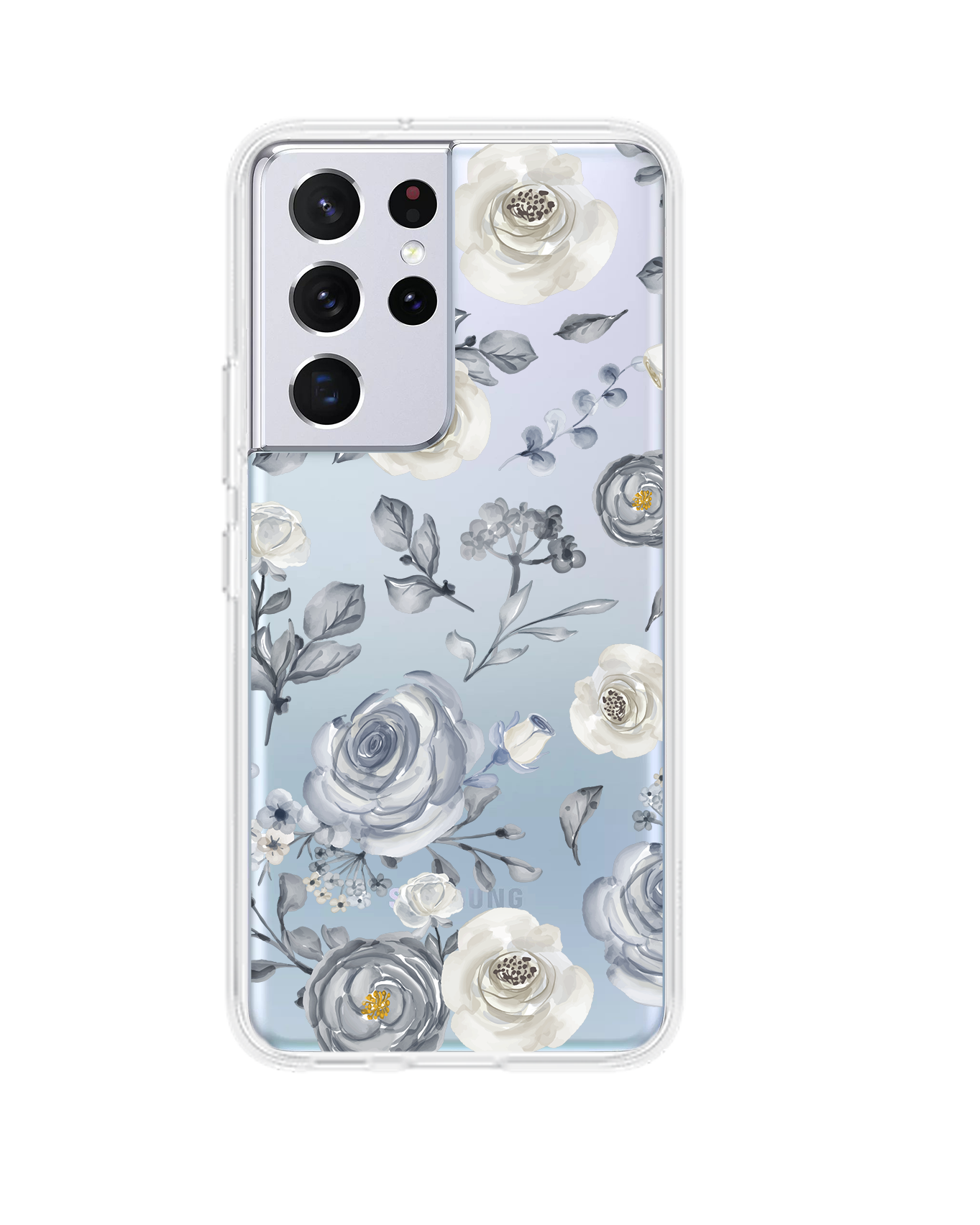 Android Rearguard Hybrid Case - Blue Rose