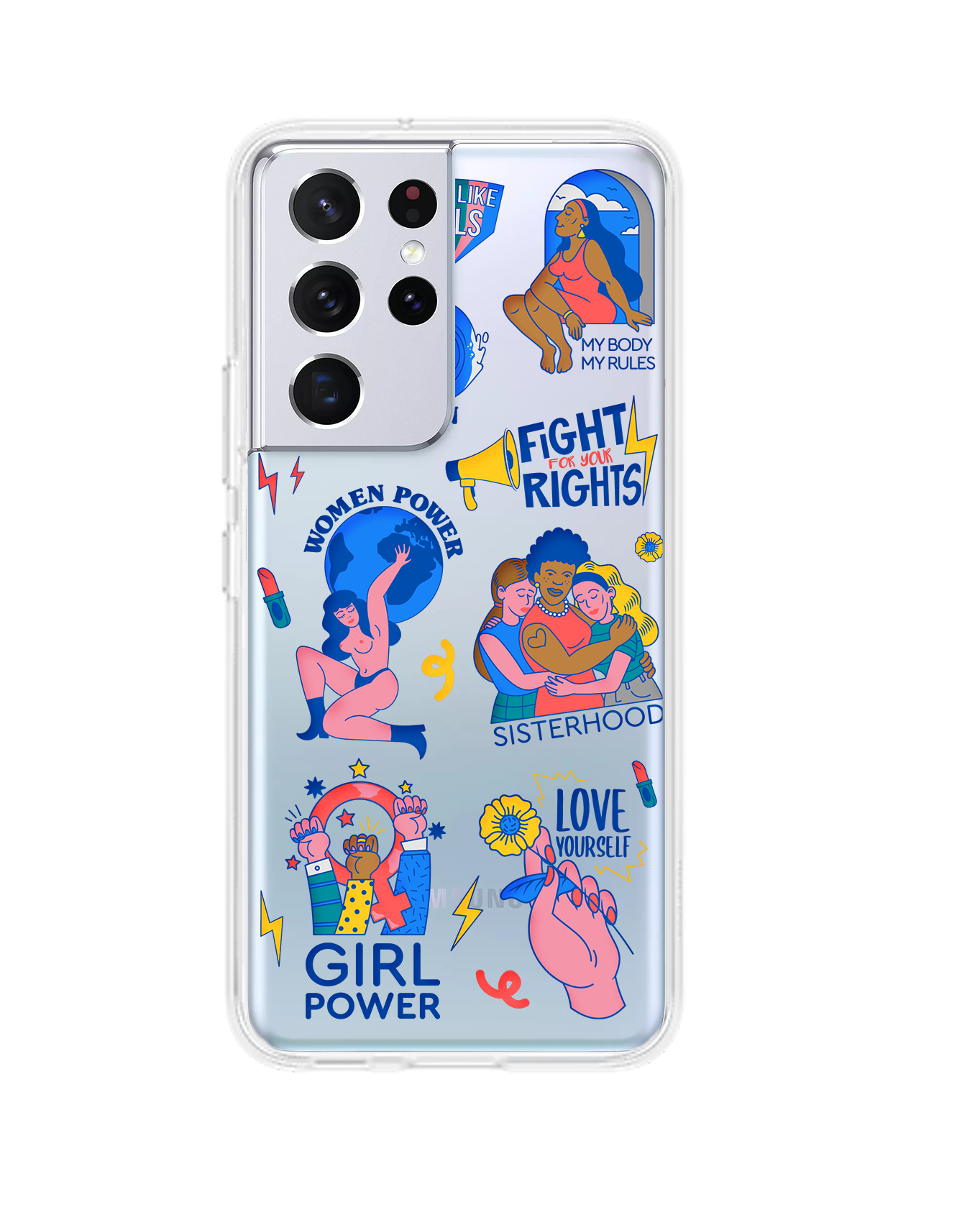 Android Rearguard Hybrid Case - Girl Power 2.0