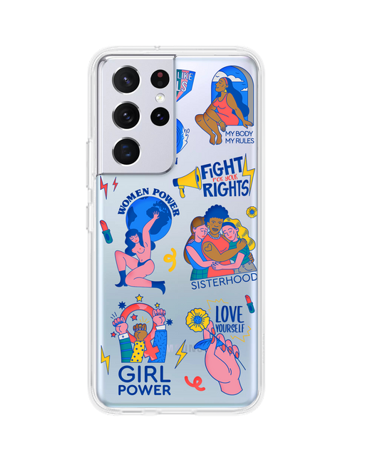 Android Rearguard Hybrid Case - Girl Power 2.0