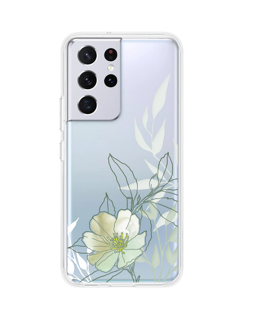 Android Rearguard Hybrid Case - Greenmint Lily