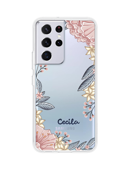 Android Rearguard Hybrid Case - Pink Florals