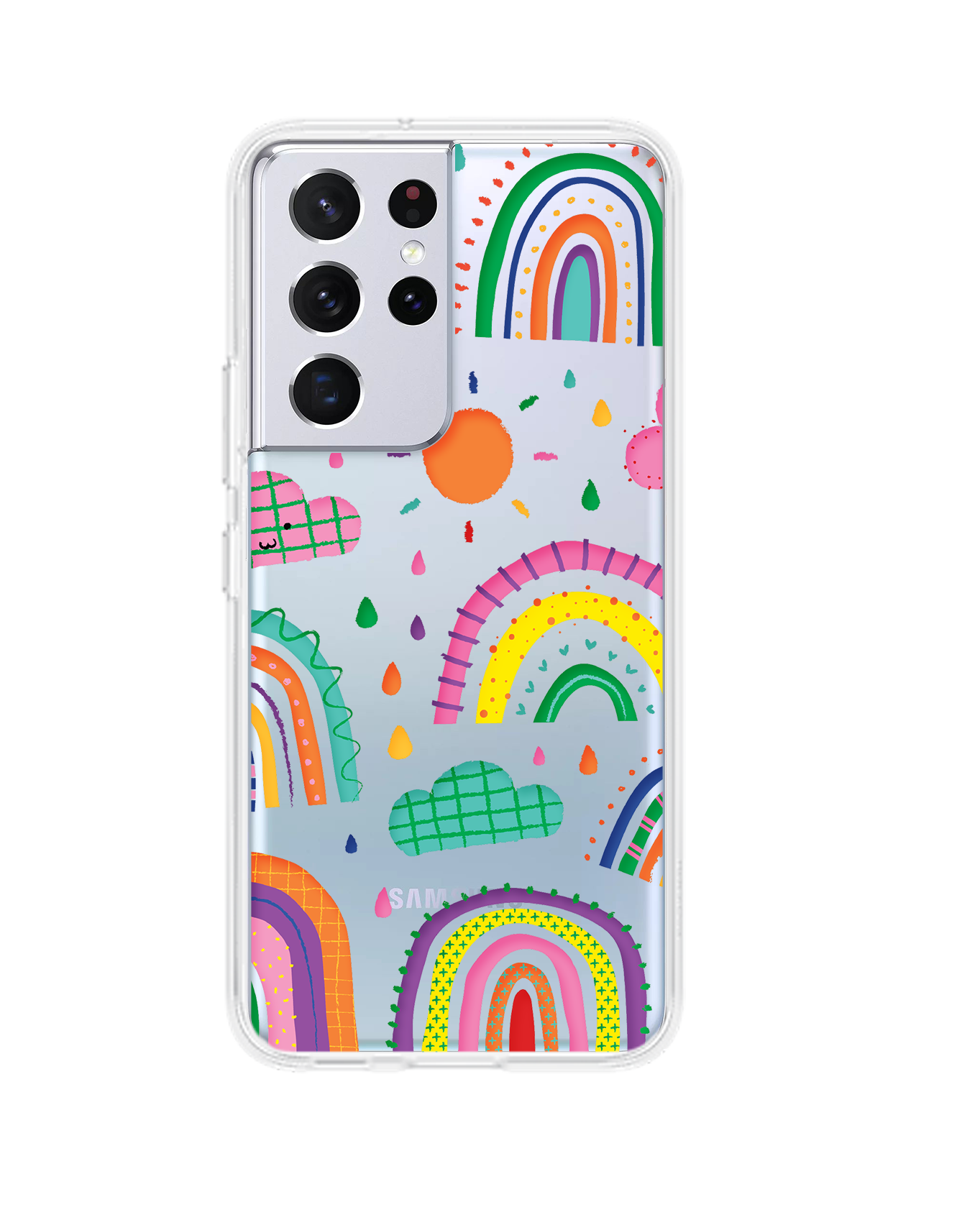 Android Rearguard Hybrid Case - Rainbow