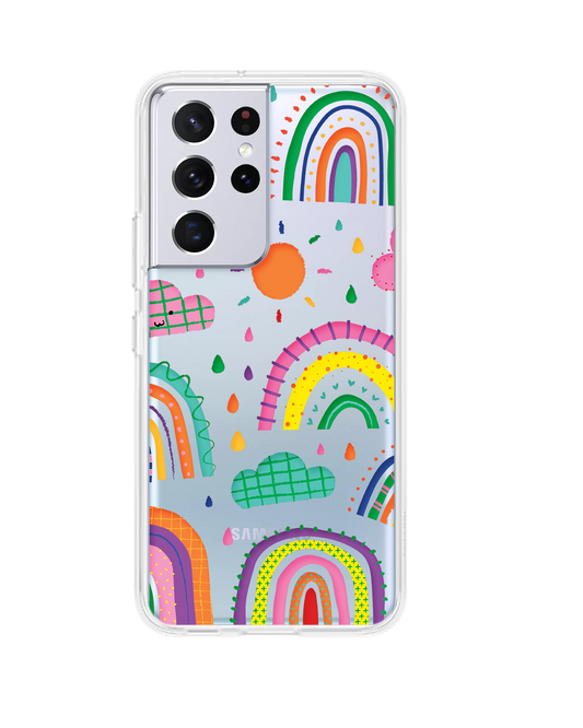 Android Rearguard Hybrid Case - Rainbow