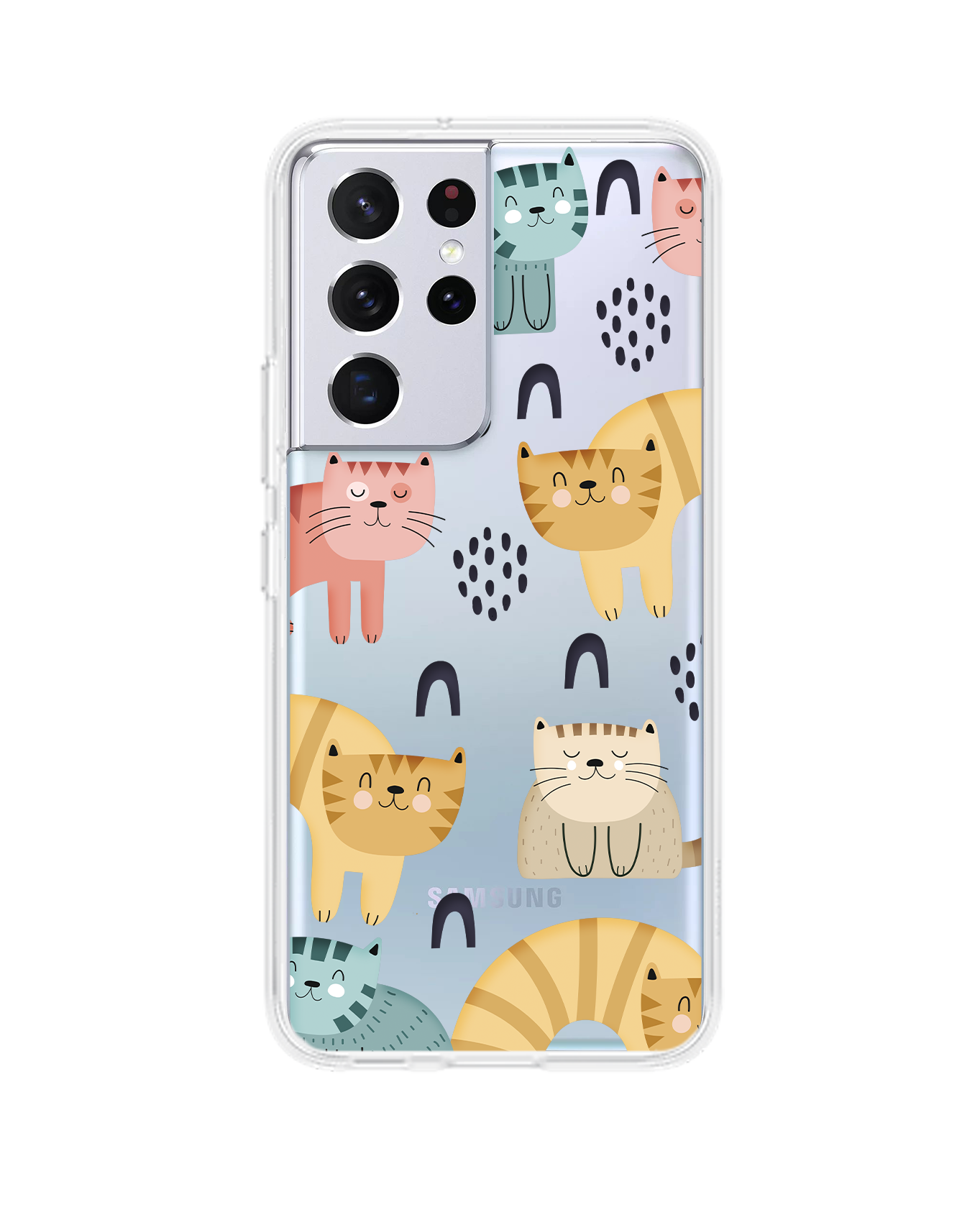Android Rearguard Hybrid Case - Rainbow Meow 1.0