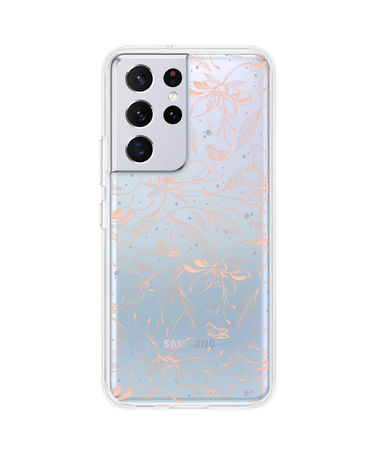 Android Rearguard Hybrid Case - Sketchy Flower & Butterfly 1.0