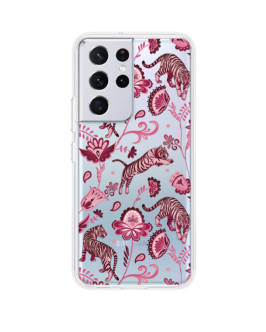 Android Rearguard Hybrid Case - Tiger & Floral 2.0