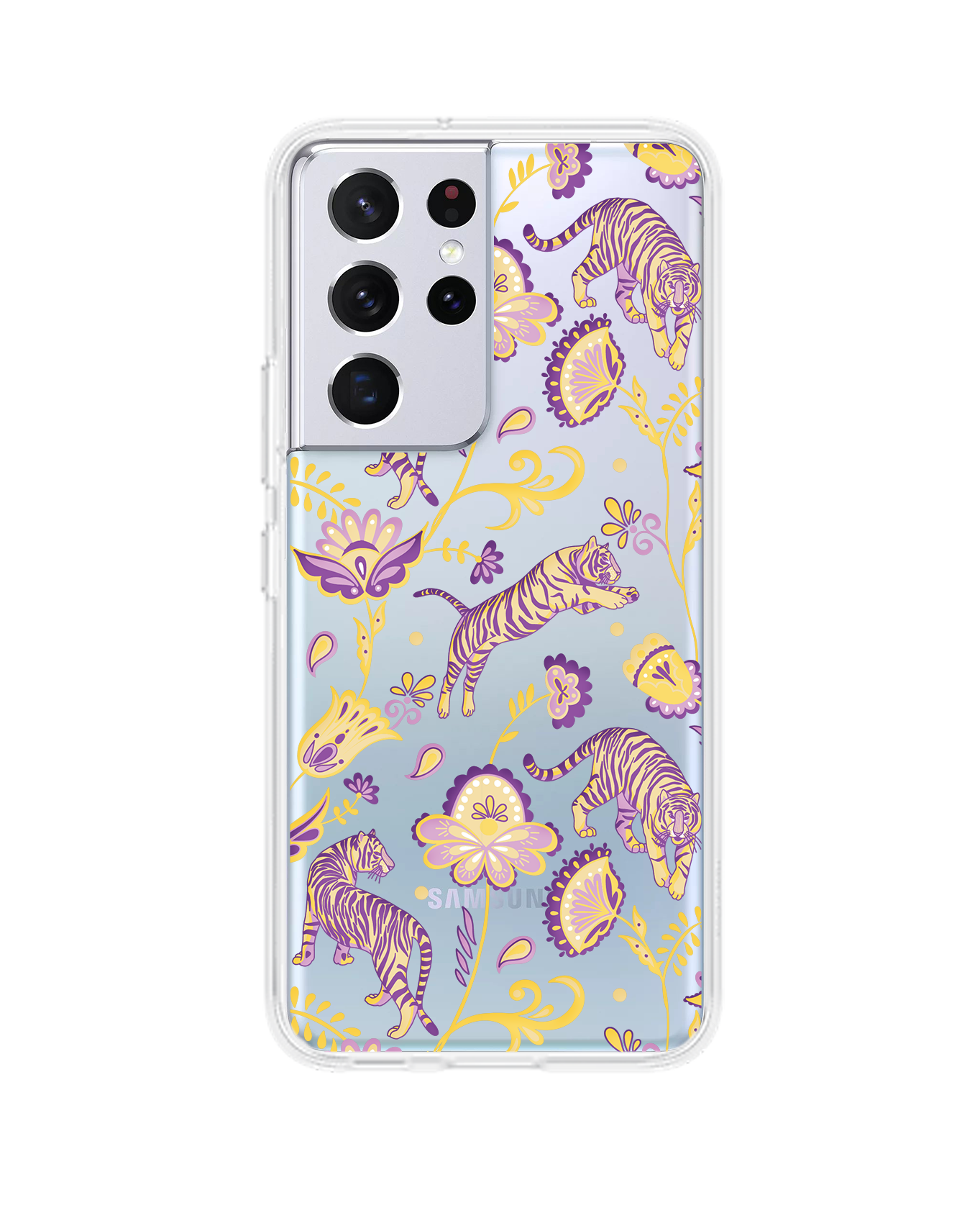 Android Rearguard Hybrid Case - Tiger & Floral 4.0