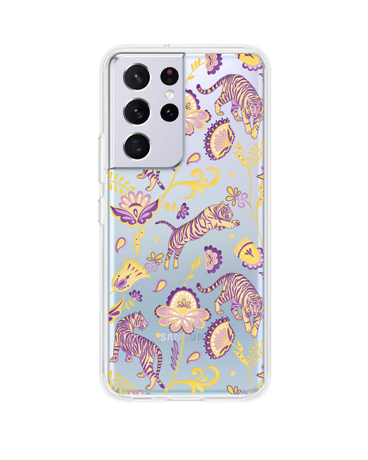 Android Rearguard Hybrid Case - Tiger & Floral 4.0