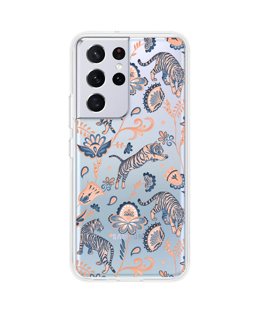 Android Rearguard Hybrid Case - Tiger & Floral 5.0