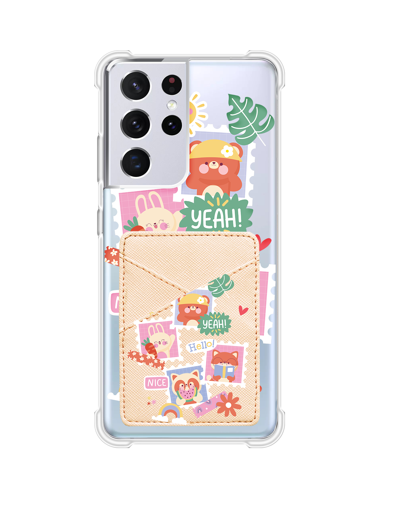 Android Phone Wallet Case - Animal Squad