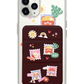 iPhone Magnetic Trifold Wallet Case - Animal Squad