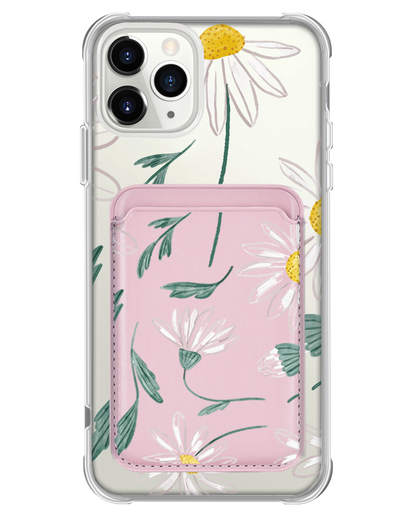 iPhone Magnetic Wallet Case - April Daisy
