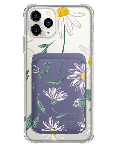 iPhone Magnetic Wallet Case - April Daisy