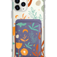 iPhone Magnetic Wallet Case - Autumn Botanical