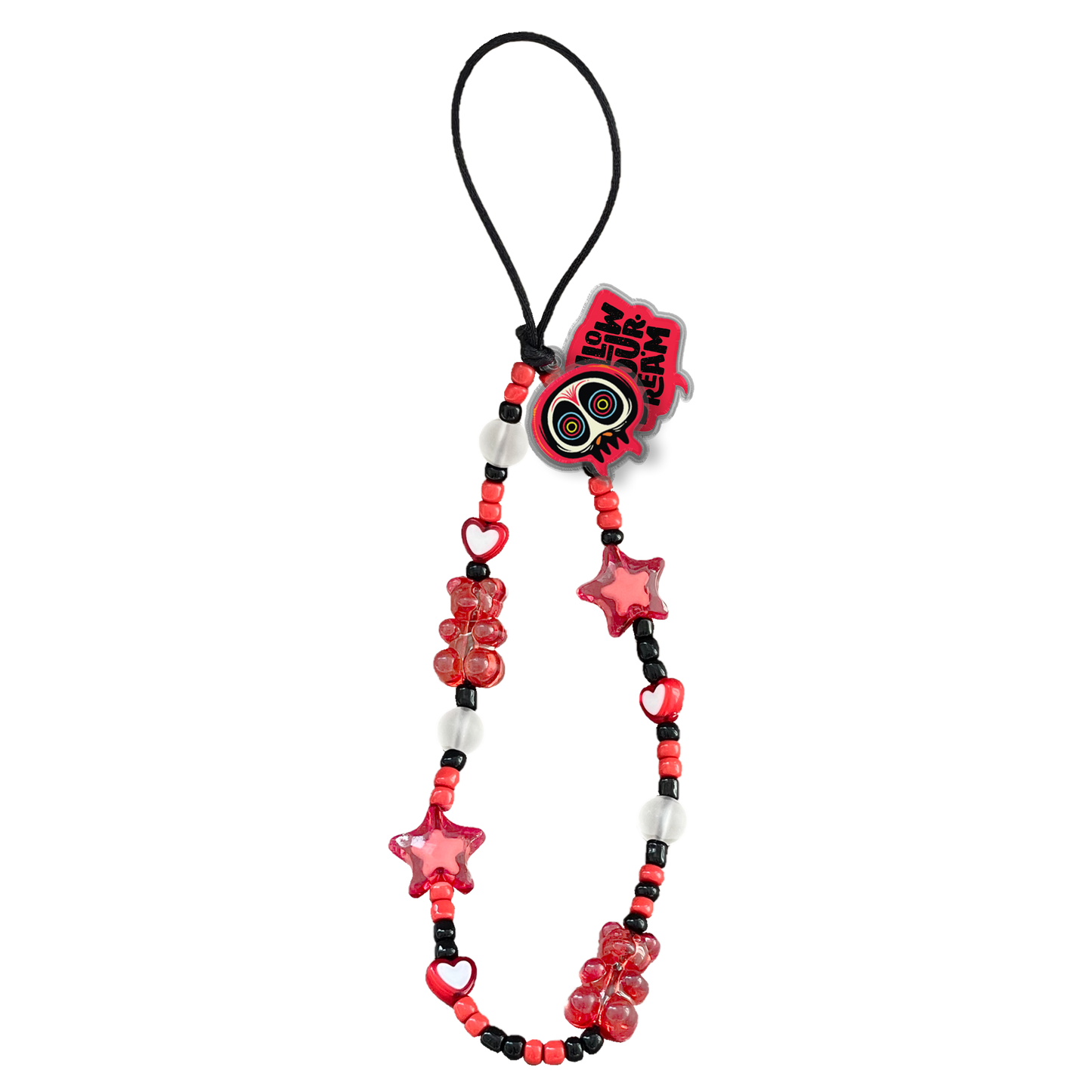 Beaded Strap with Acrylic Charm  - Baby Monster