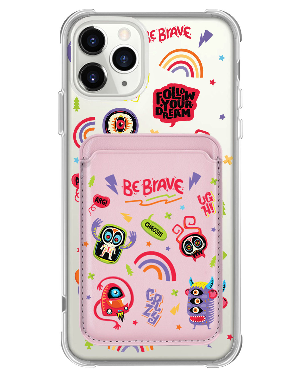 iPhone Magnetic Wallet Case - Baby Monster