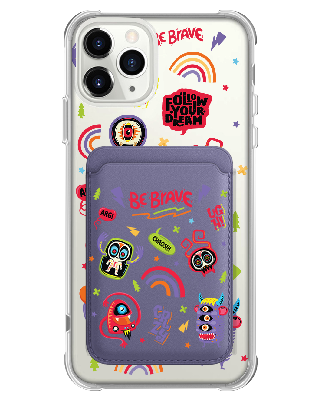 iPhone Magnetic Wallet Case - Baby Monster