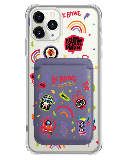 iPhone Magnetic Wallet Case - Baby Monster