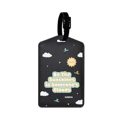 Vegan Leather Bag Tag - Sunshine