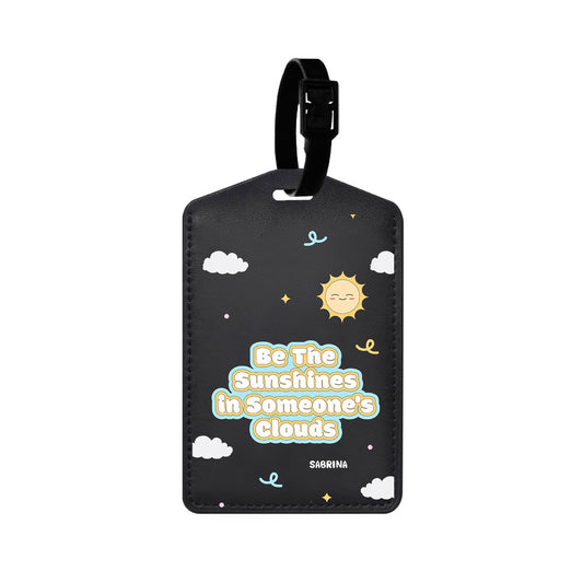 Vegan Leather Bag Tag - Sunshine