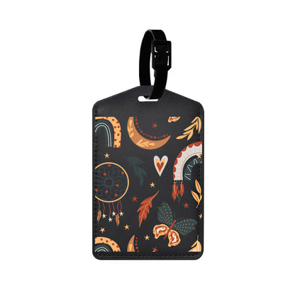 Vegan Leather Bag Tag - Boho 3.0