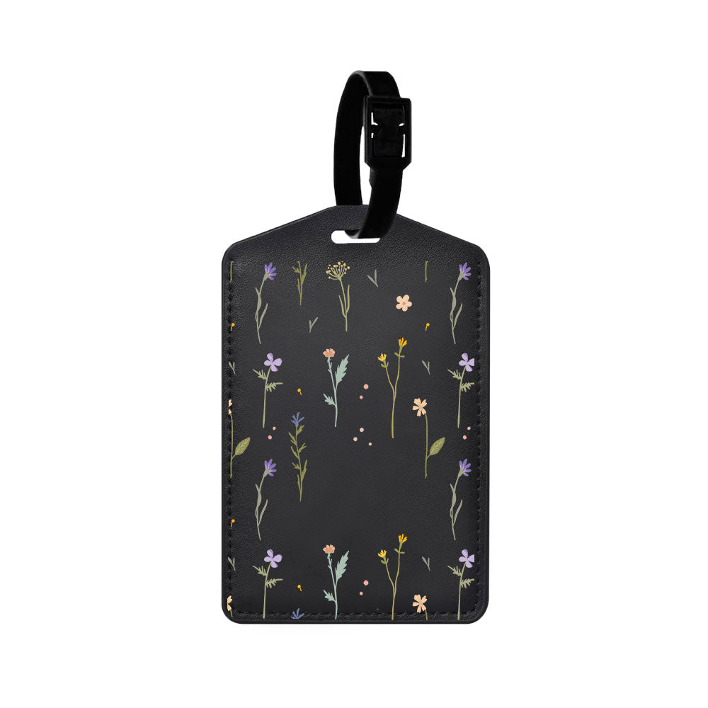 Vegan Leather Bag Tag - Botanical Garden 2.0
