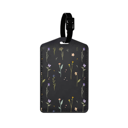 Vegan Leather Bag Tag - Botanical Garden 2.0