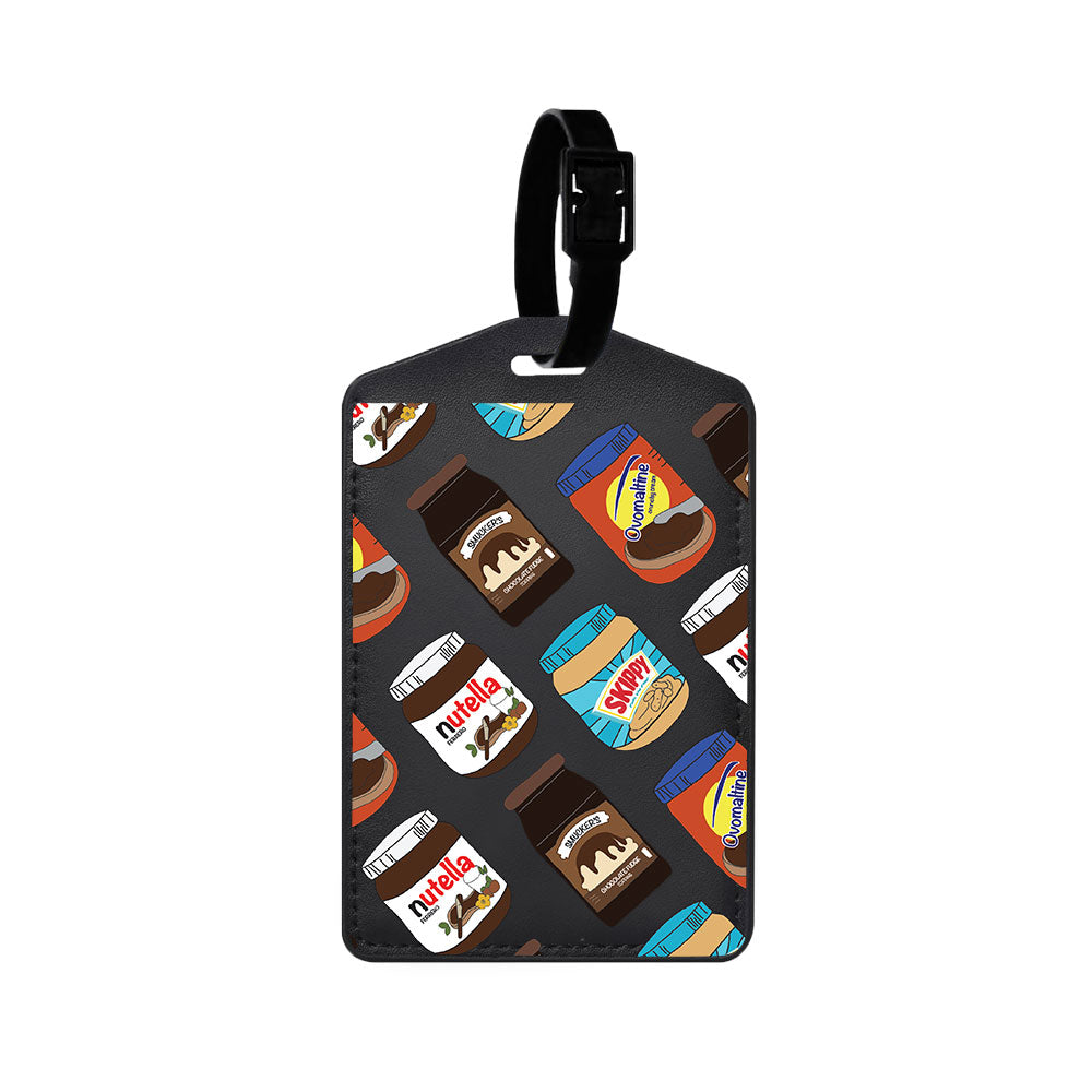 Vegan Leather Bag Tag - Choco Spread
