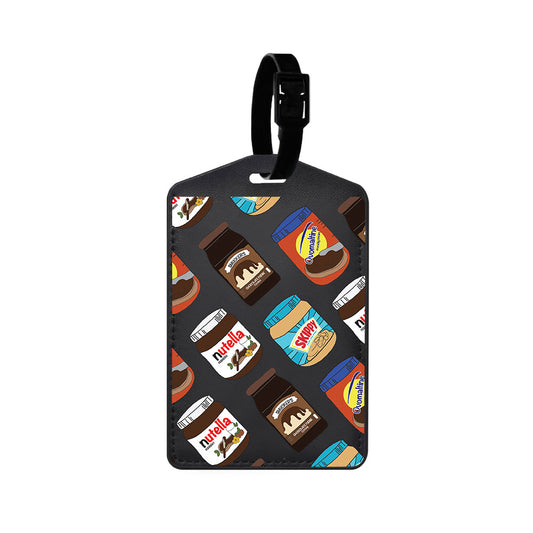 Vegan Leather Bag Tag - Choco Spread