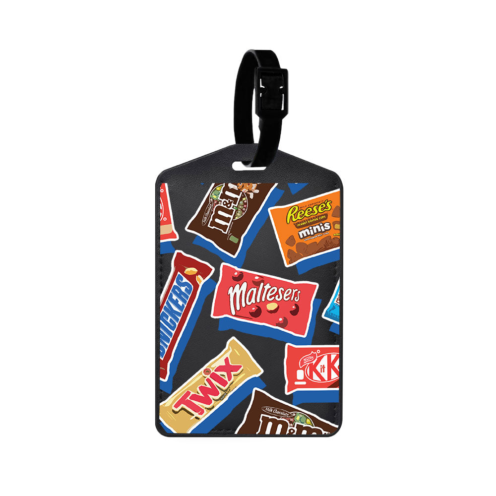 Vegan Leather Bag Tag - Choco Sweet