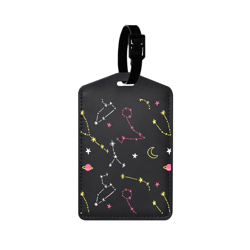 Vegan Leather Bag Tag - Constellation Candy