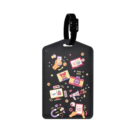 Vegan Leather Bag Tag - Conten Creator