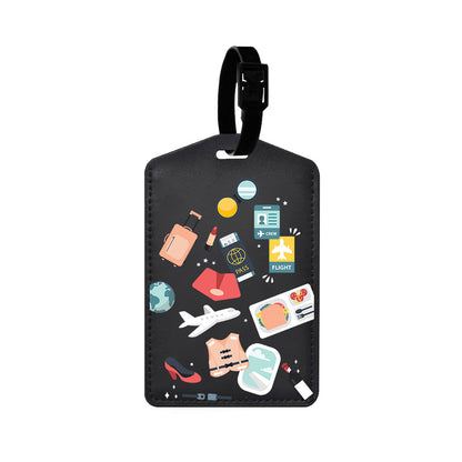 Vegan Leather Bag Tag - Stewardess or Flight Attendant