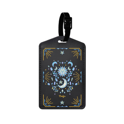 Vegan Leather Bag Tag - Cosmic Dream