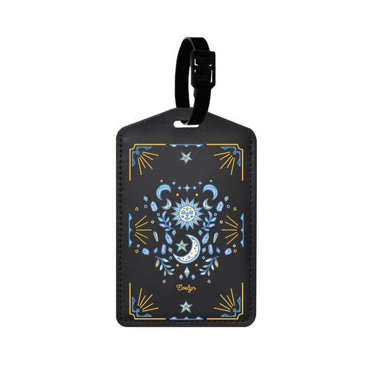 Vegan Leather Bag Tag - Cosmic Dream