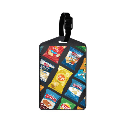 Vegan Leather Bag Tag - Crisps