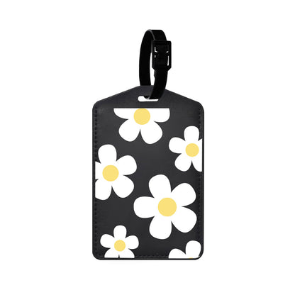 Vegan Leather Bag Tag - Daisy 2.0