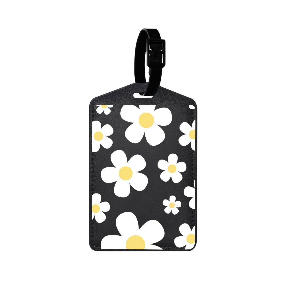 Vegan Leather Bag Tag - Daisy 3.0