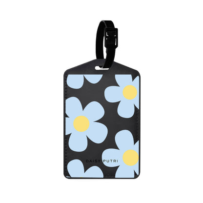 Vegan Leather Bag Tag - Daisy Garland